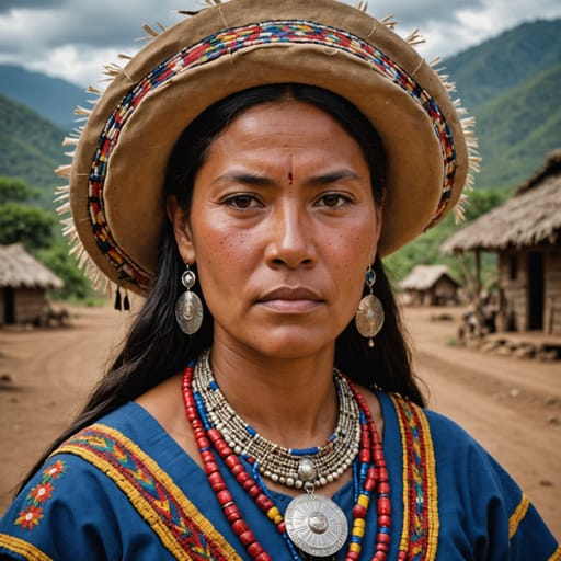 Pipil-Nahua woman from El Salvador (western departments)