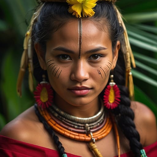Pohnpeian woman from Pohnpei State, FSM — Oceania