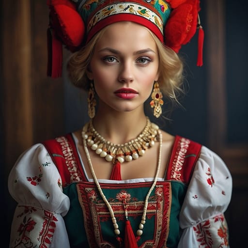 Polish woman from Poland and global Polish diaspora