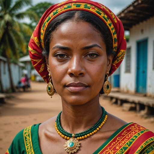 Portuguese Guyanese woman from Guyana