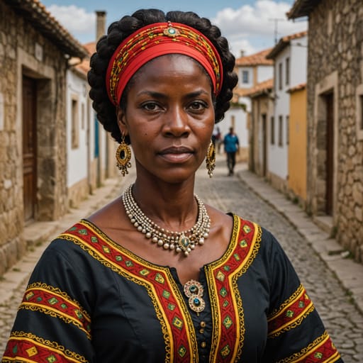 Portuguese Other African woman from Portugal (African-descended residents)
