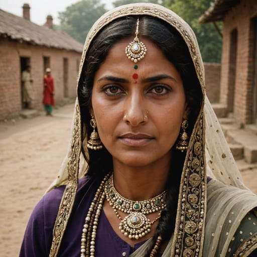 Punjabi Hindus woman from The Punjab region, now divided between India and Pakistan; since Partition in 1947 mainly Indian Punjab, Haryana, Delhi, Himachal Pradesh and Jammu, with diaspora communities in the UK, Canada and the US.