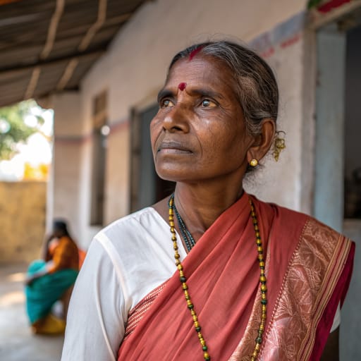 Reddiar woman from Tamil Nadu and Puducherry, India, especially Villupuram, Cuddalore, Tirunelveli and Thoothukudi districts; ancestral roots in Andhra Pradesh