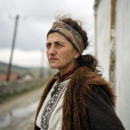 Romanians woman from Romania, Moldova, variant 3