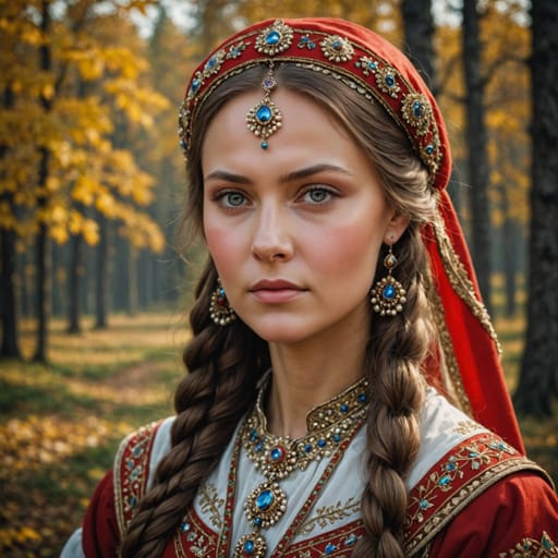 Russia Other Slavic woman from Russia — related phenotype reference