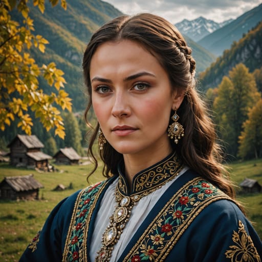 Russian Georgia woman from Georgia (Russian-descended residents)