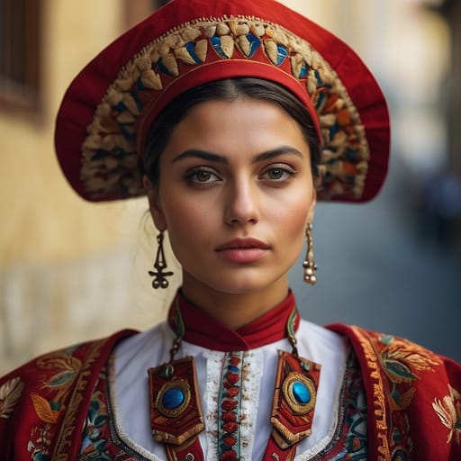 Sammarinese woman from San Marino — related phenotype reference