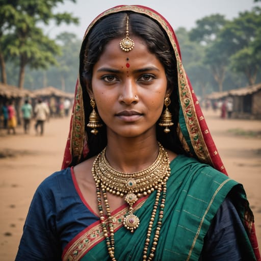 Santhal Bangladeshi woman from Bangladesh and India — South Asia