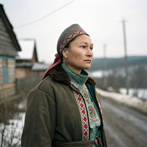 Shors woman from Mountain Shoria, southern Kemerovo Oblast, Russia — related phenotype reference
