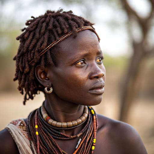 Soninke, representative phenotype of Mali