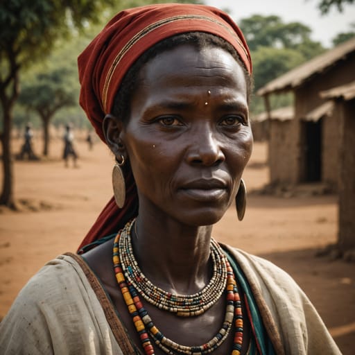 Suri woman from Bench Maji area, southwestern Ethiopia (near the South Sudan border) — related phenotype reference