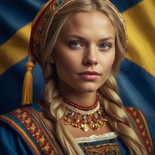 Swedish woman from Sweden plus global Swedish diaspora