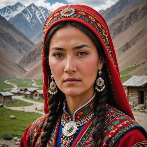 Tajik Kyrgyzstan woman from Kyrgyzstan (Tajik-descended residents)