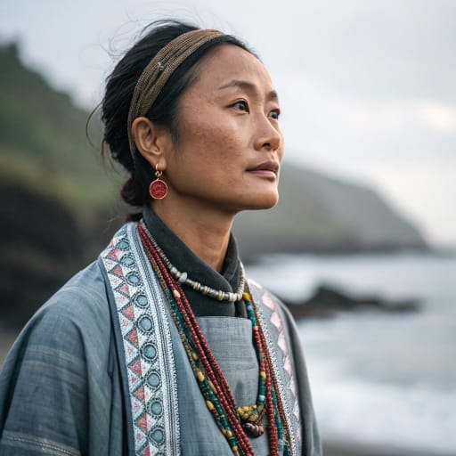 Tao (Yami) woman from Orchid Island (Lanyu / Ponso no Tao), Taiwan — related phenotype reference