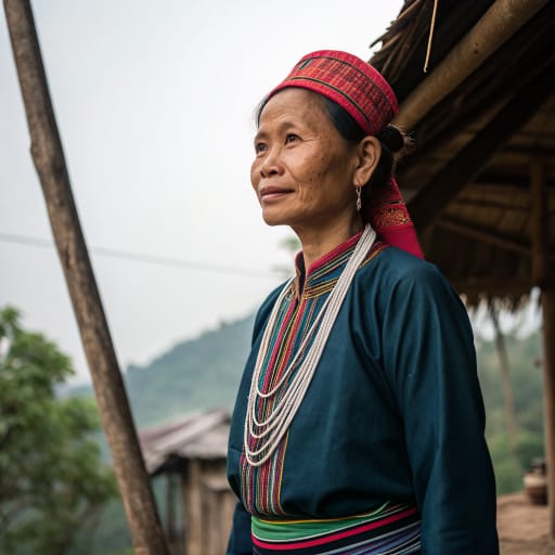 Thai Hill Tribes, representative phenotype of Thailand