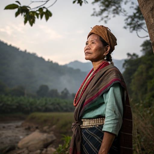 Thai Hill Tribes woman from Thailand (Northern hills), traditional dress, alternate reference 2, Ethnic Erotic phenotype catalog