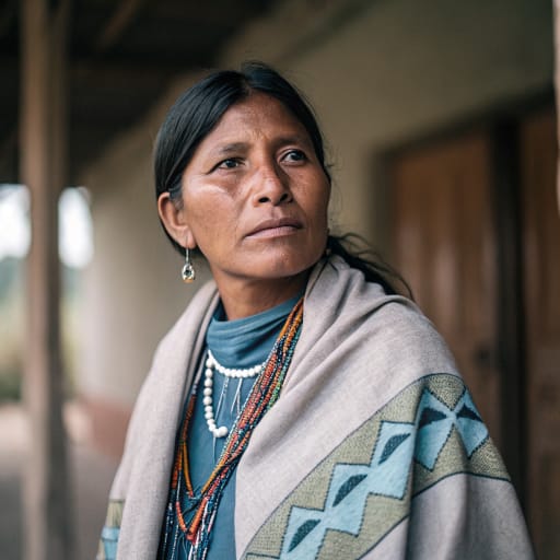 Toba (Qom) woman from Gran Chaco, northern Argentina (Chaco, Formosa), Paraguay and Bolivia — South America