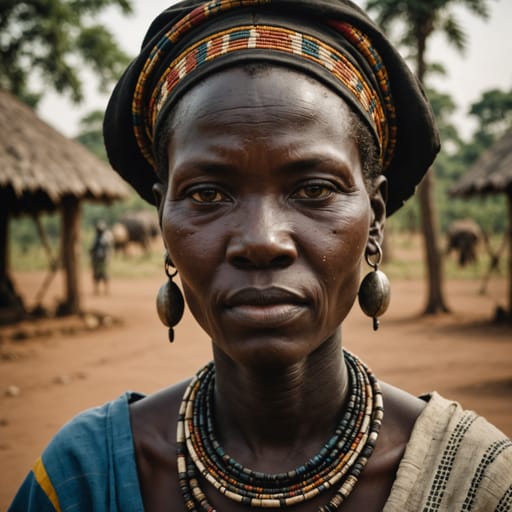 Toposa woman from Greater Kapoeta region, Eastern Equatoria State, South Sudan