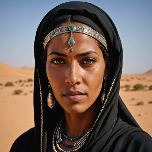 Tuareg Libyan — representative phenotype of Libya