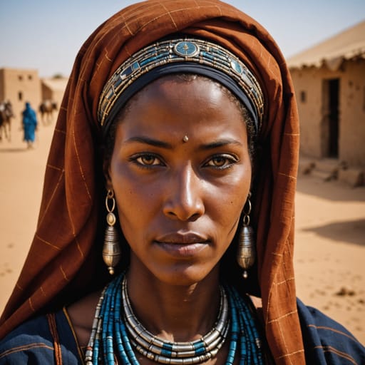 Tuareg Mali — representative phenotype of Mali