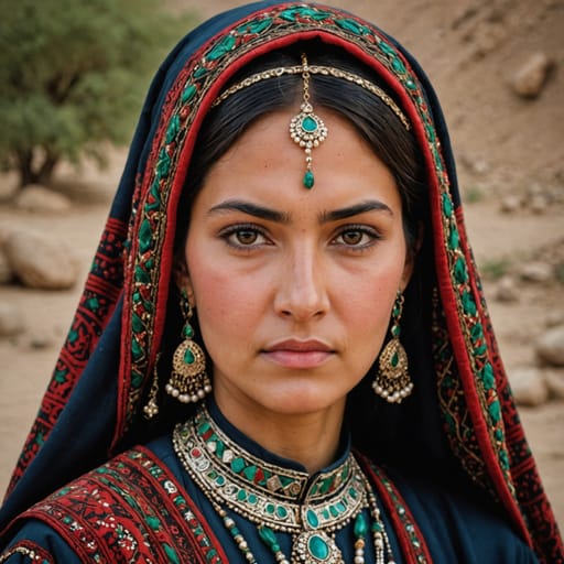 Turkmen Afghan — representative phenotype of Afghanistan