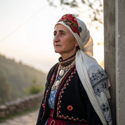 Ubykh woman from Historically the Sochi Black Sea coast, northwest Caucasus; now Anatolia, Turkey — Western Asia