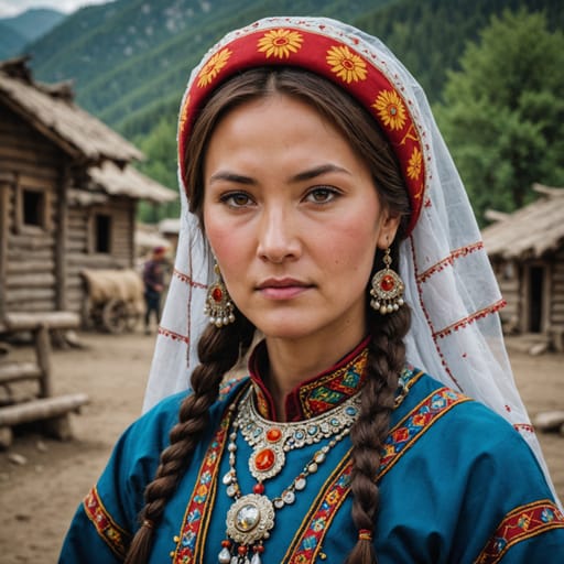 Ukrainian Kyrgyzstan woman from Kyrgyzstan (Ukrainian-descended residents)