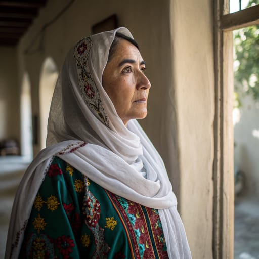 Uzbek Afghan woman from Afghanistan and Uzbekistan, traditional dress, alternate reference 3, Ethnic Erotic phenotype catalog