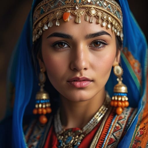 Uzbek Afghan — representative phenotype of Afghanistan