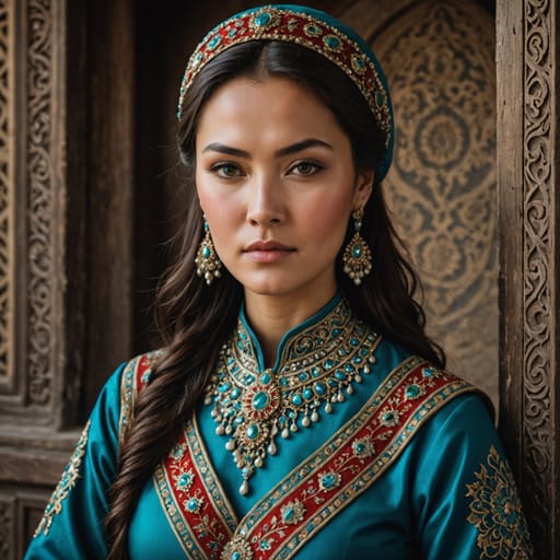 Uzbek Kazakhstani woman from Kazakhstan (Uzbek-descended residents)