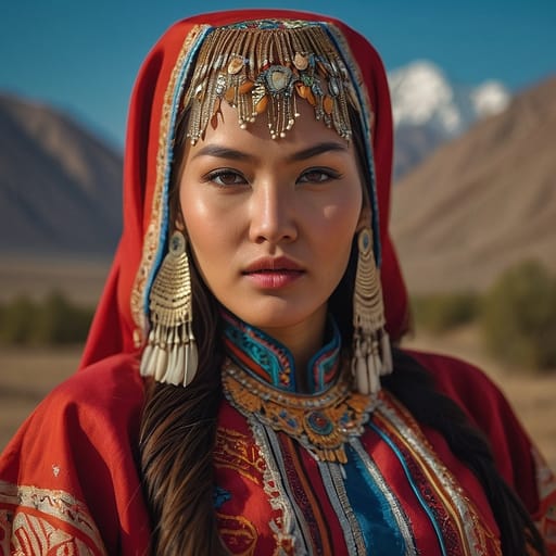 Uzbek Kyrgyzstan woman from Kyrgyzstan (Uzbek-descended residents)