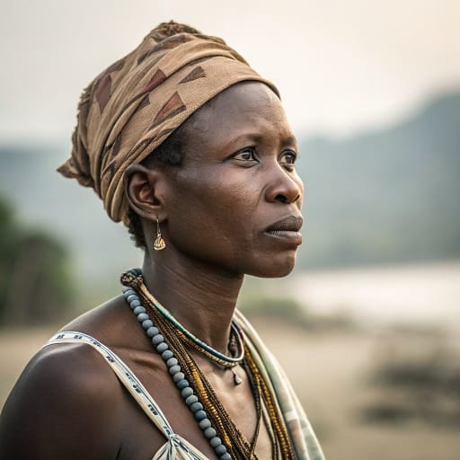 Vai woman from Cape Mount area, coastal western Liberia and southeastern Sierra Leone — Western Africa
