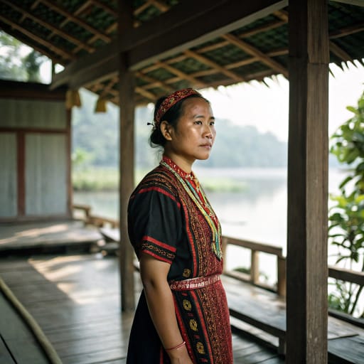 Wana (Tau Taa Wana) woman from Morowali interior, eastern Central Sulawesi, Indonesia — related phenotype reference