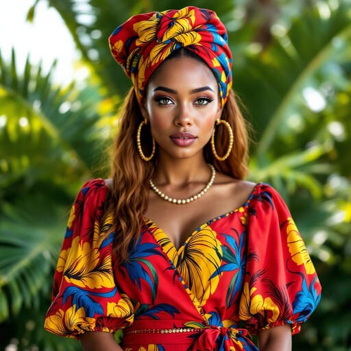 White Barbadian woman from Barbados — related phenotype reference