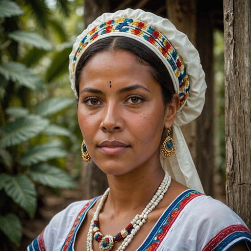 White Belizean woman from Belize — related phenotype reference