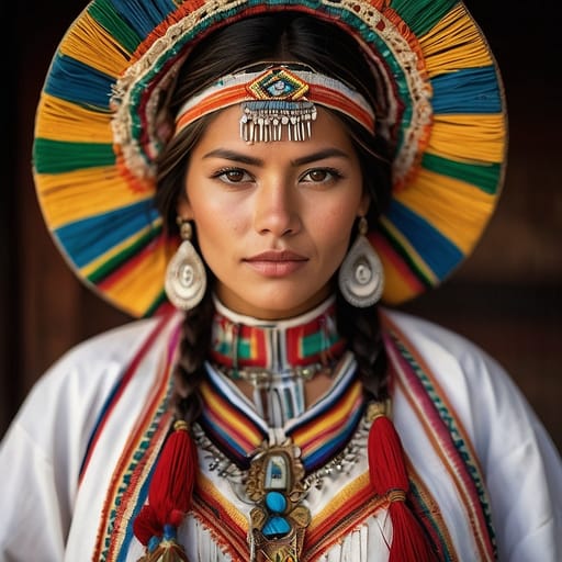 White Bolivian woman from Bolivia