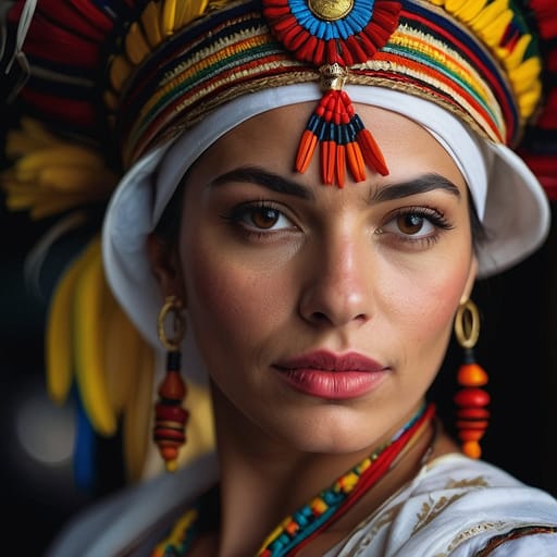 White Colombian woman from Colombia