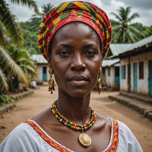 White Grenadian woman from Grenada — related phenotype reference