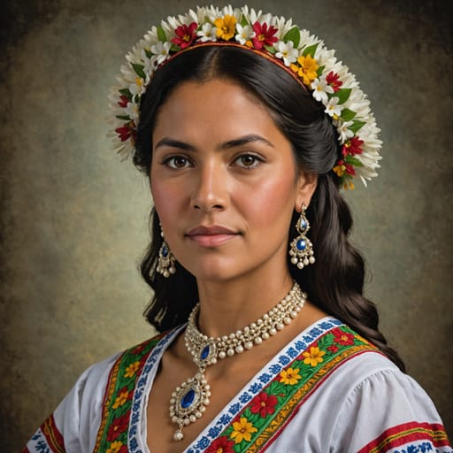 White Honduran woman from Honduras