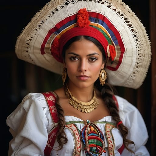 White Mestizo Costa Rican woman from Costa Rica — related phenotype reference