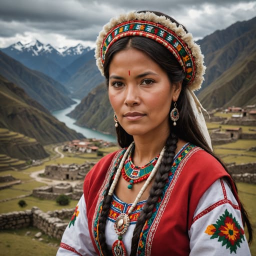 White Peruvian woman from Peru