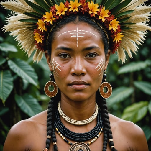 Yapese woman from Yap State, FSM — Oceania