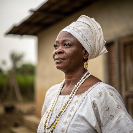 Yorubas : femme, tenue traditionnelle, autre référence 2, catalogue phénotypique Ethnic Erotic