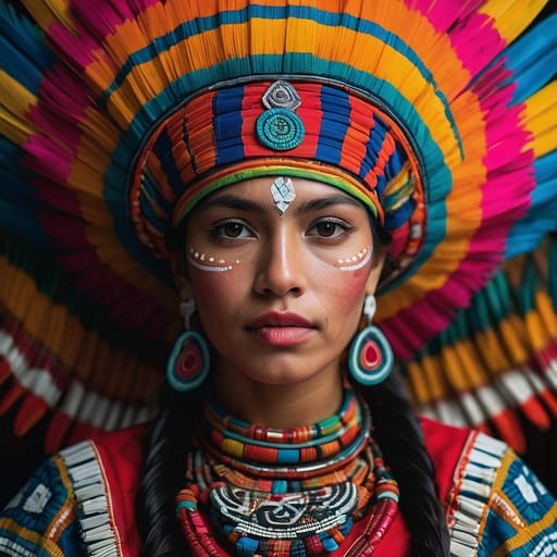Yucatec Maya woman from Mexico (Yucatán Peninsula)