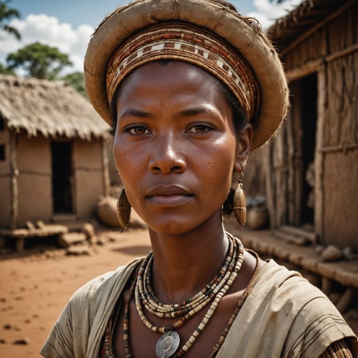 Zafisoro woman from Southeast coast of Madagascar, around Farafangana in the Atsimo-Atsinanana region