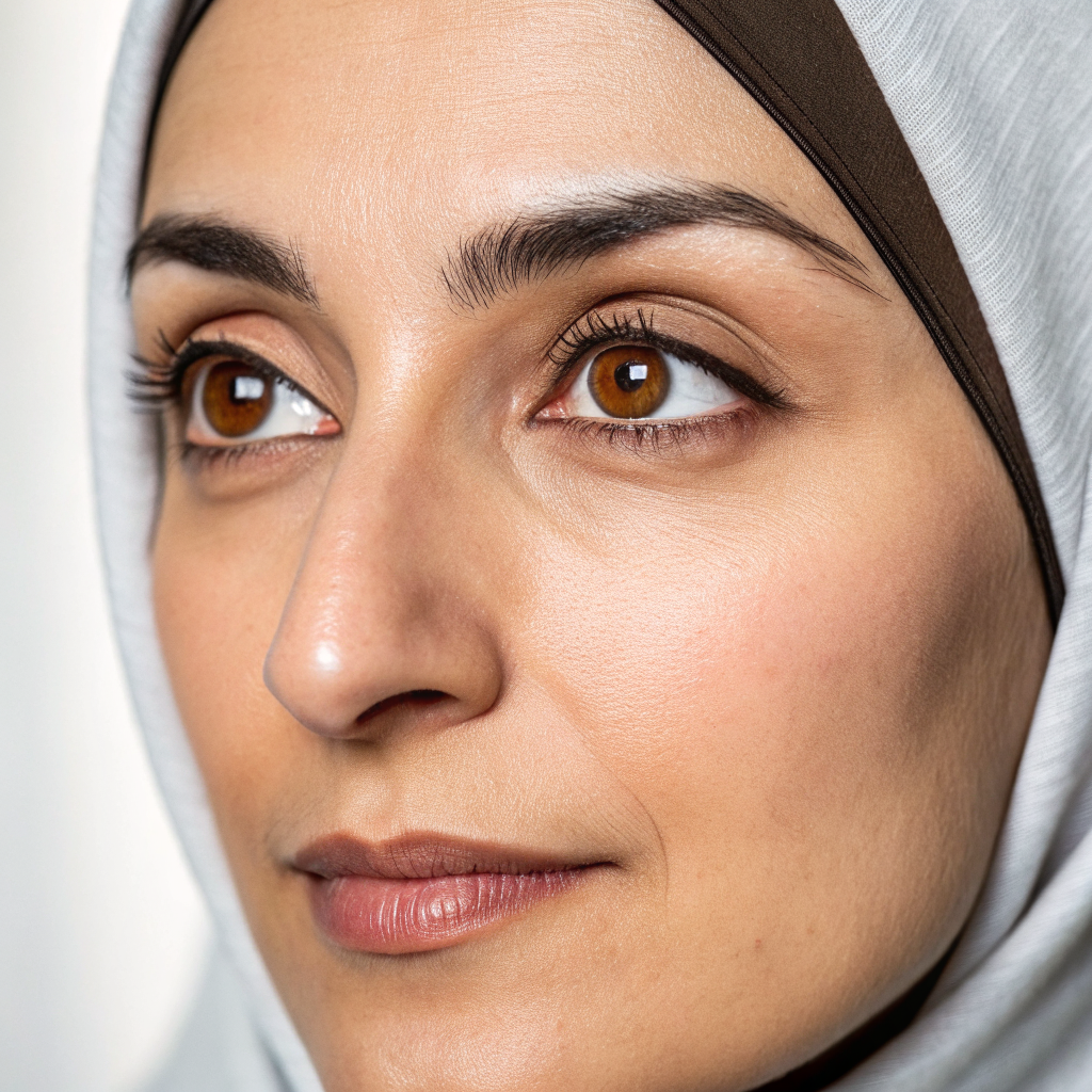 AI render of Turks eyes, composed from the measured distribution